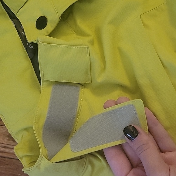 Eddie Bauer Ski/Snow Board Pants, Chartreuse Color, Size Small - Picture 6 of 11